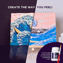 OKTO Clay  Big Wave in Kanagawa DIY Air Clay Craft Set
