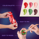 OKTO Clay Succulents Passion DIY Air Clay Craft Set