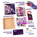 OKTO Clay Inspiration Wood & Craft DIY Flowers Air Clay Craf