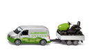 Siku VW T6 with Lawn Tractor