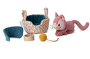 Lilliputiens Jeanne Cat Basket - Plush Toys