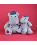DOUDOU Histoire d'Ours HIPPO - Cali Dreamin' (bleu) - Plush Toys(2 sizes)