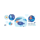 DJECO Fishes in Harmony Paper Mobile