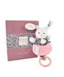 DOUDOU BOH'AIME Bunny Pink Plush w Music Box - 14cm - Plush Toys
