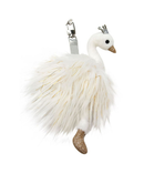 DOUDOU Histoire d'Ours Keychain Porte-cles cygne blanc - 12cm