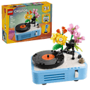 LEGO Record Player with Flowers