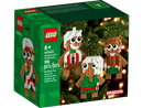 LEGO Gingerbread Ornaments