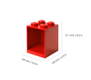 Room Copenhagen LEGO Brick Shelf 4 Knobs 2x2 (5 colours)