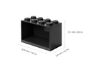 Room Copenhagen LEGO Brick Shelf 8 Knobs 4x2 (5 colours)