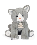 DOUDOU Histoire d'Ours A La Campagne Baby Cat Grey - 18cm - Plush Toys