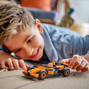 LEGO F1 Driver with McLaren Race Car
