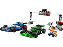 LEGO F1 Grid with VCARB & Sauber Race Cars
