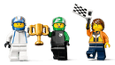 LEGO F1 Grid with VCARB & Sauber Race Cars