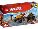 LEGO Kai and Ras's Car and Bike Battle