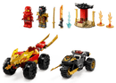 LEGO Kai and Ras's Car and Bike Battle