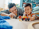 LEGO Kai and Ras's Car and Bike Battle