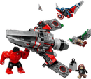 LEGO Captain America vs. Red Hulk Battle