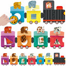 HEADU Shapes & Colors Tactile Train