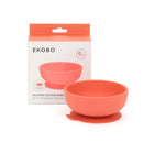 EKOBO Bambino Silicone Suction Bowl -Coral