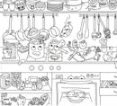 OMY Coloring Placemats - Bon Appetit - 30x40