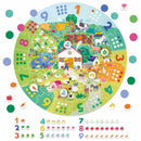 HEADU Giant Round Puzzle Numbers - Educational game