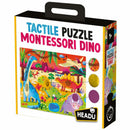 HEADU Tactile Puzzle Montessori Dino - Educational game