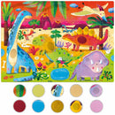 HEADU Tactile Puzzle Montessori Dino - Educational game