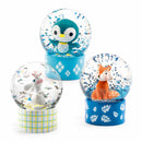 DJECO 9 snowglobes display - So wild