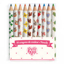 DJECO 10 Aiko mini coloured pencils