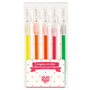 DJECO 5 neon wax crayon pens