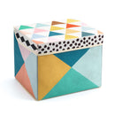 DJECO Geometry Seat Toy Box