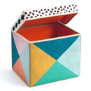 DJECO Geometry Seat Toy Box