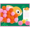 DJECO Pompon Collage Animals and Pompon Circles - Artworks