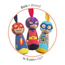 DJECO Parachutists Flying Heroes - Display 12 pcs