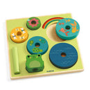 DJECO Puzz & Stack Rainbow