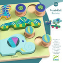 DJECO Puzz & Roll Bariolo - Wooden Puzzles