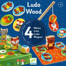 DJECO Ludo Wood - 4 Games