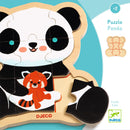DJECO Puzzlo Panda 9 pcs - FSC 100% - Wooden Puzzles