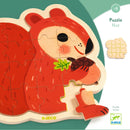 DJECO Puzzlo Nut - 16 pcs - FSC 100% - Wooden Puzzles