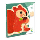 DJECO Puzzlo Nut - 16 pcs - FSC 100% - Wooden Puzzles