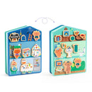 DJECO InZeHouse - Educational Wooden Games