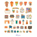 DJECO InZeHouse - Educational Wooden Games