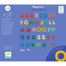 DJECO 38 big letters - FSC 100% - Educational Wooden Games