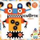 DJECO Kinoptik Robots 60 pcs Construction Toys