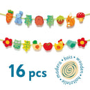 DJECO Wooden beads - Filanature  - Educational Wooden Games