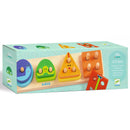 DJECO Wooden beads - 1234Basic - Early Years Toys