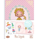 DJECO Miss Lilypink - Stickers removable