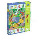 DJECO 1 to 10 Jungle 54 pcs - Puzzles