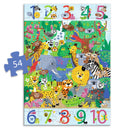 DJECO 1 to 10 Jungle 54 pcs - Puzzles