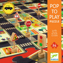 DJECO The  city 24 pcs - Puzzles